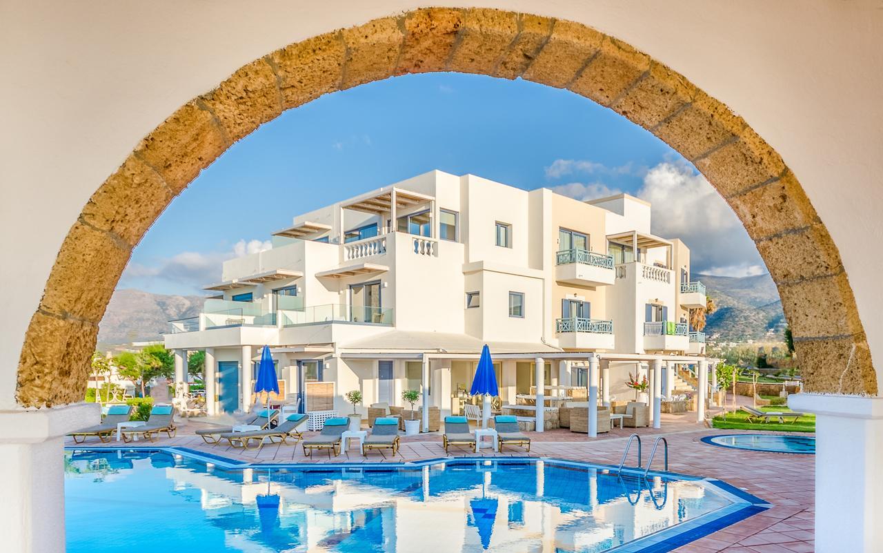 Pyrgos Blue Aparthotel Mália Exterior foto